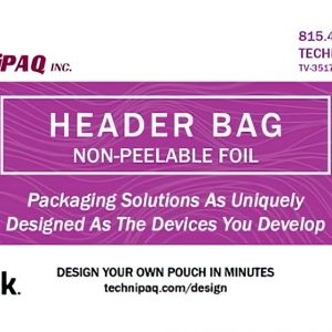 Header Bag Non-Peelable Foil
