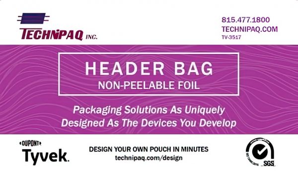 Header Bag Non-Peelable Foil Packaging Solution Banner