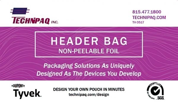 Header Bag Non-Peelable Foil